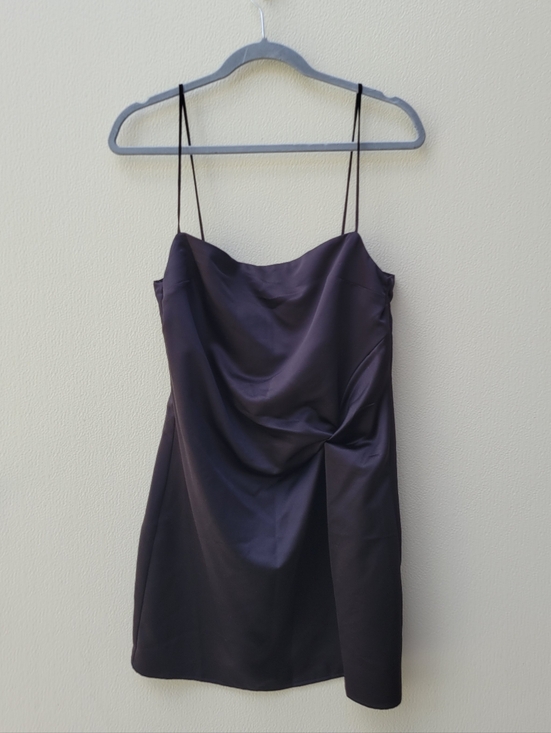 Topshop Dresses & Skirts - Topshop Satin Slip Dress in Deep Purple Women Mini Size 8.